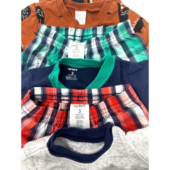 Baby Boy's Matching Outfits,  3 Pair Shorts with Matching Shirts - Size 3 Month - Picture 8 of 8
